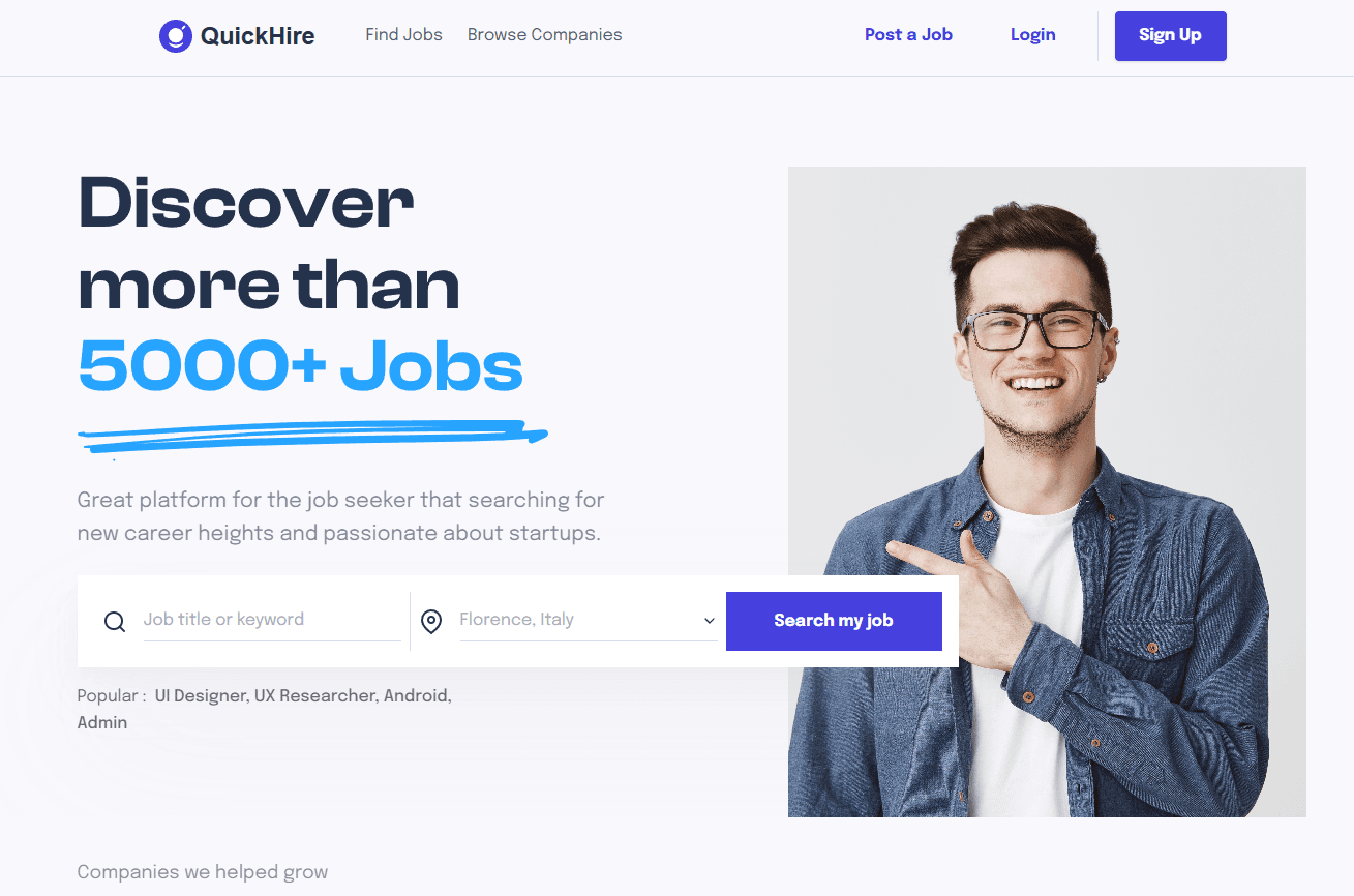 QuickHire — Full-Stack Job Board Application